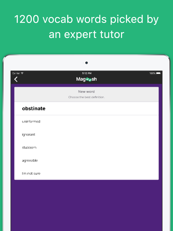 Screenshot #4 pour Vocabulary Builder by Magoosh