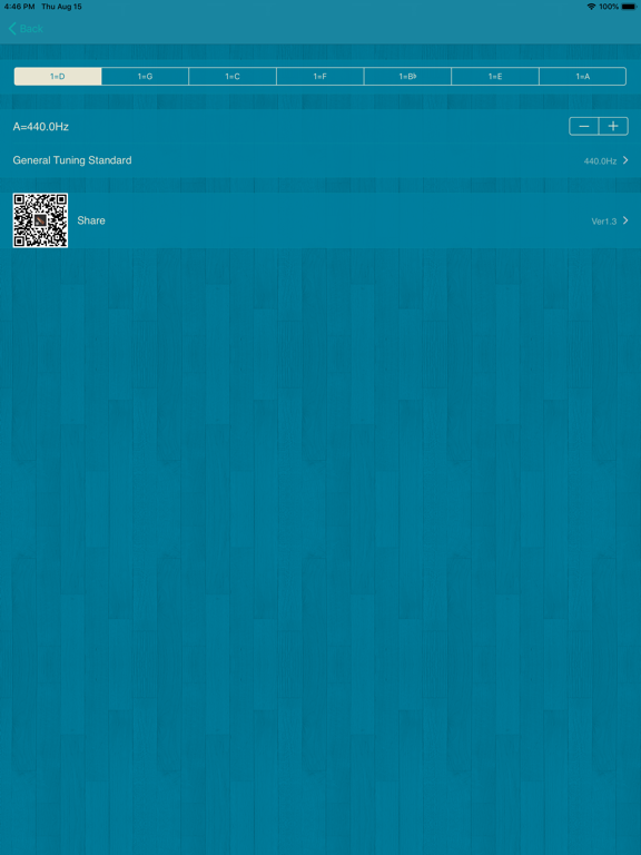 X Guzheng Tuner iPad screenshot