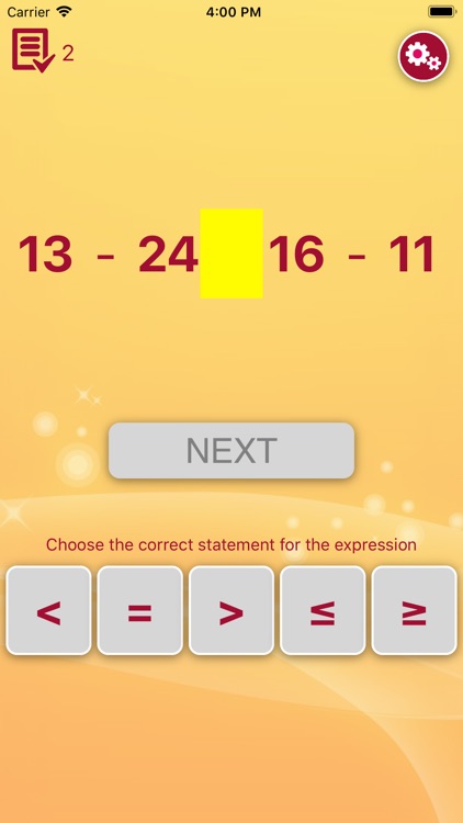 Task of math inequalities