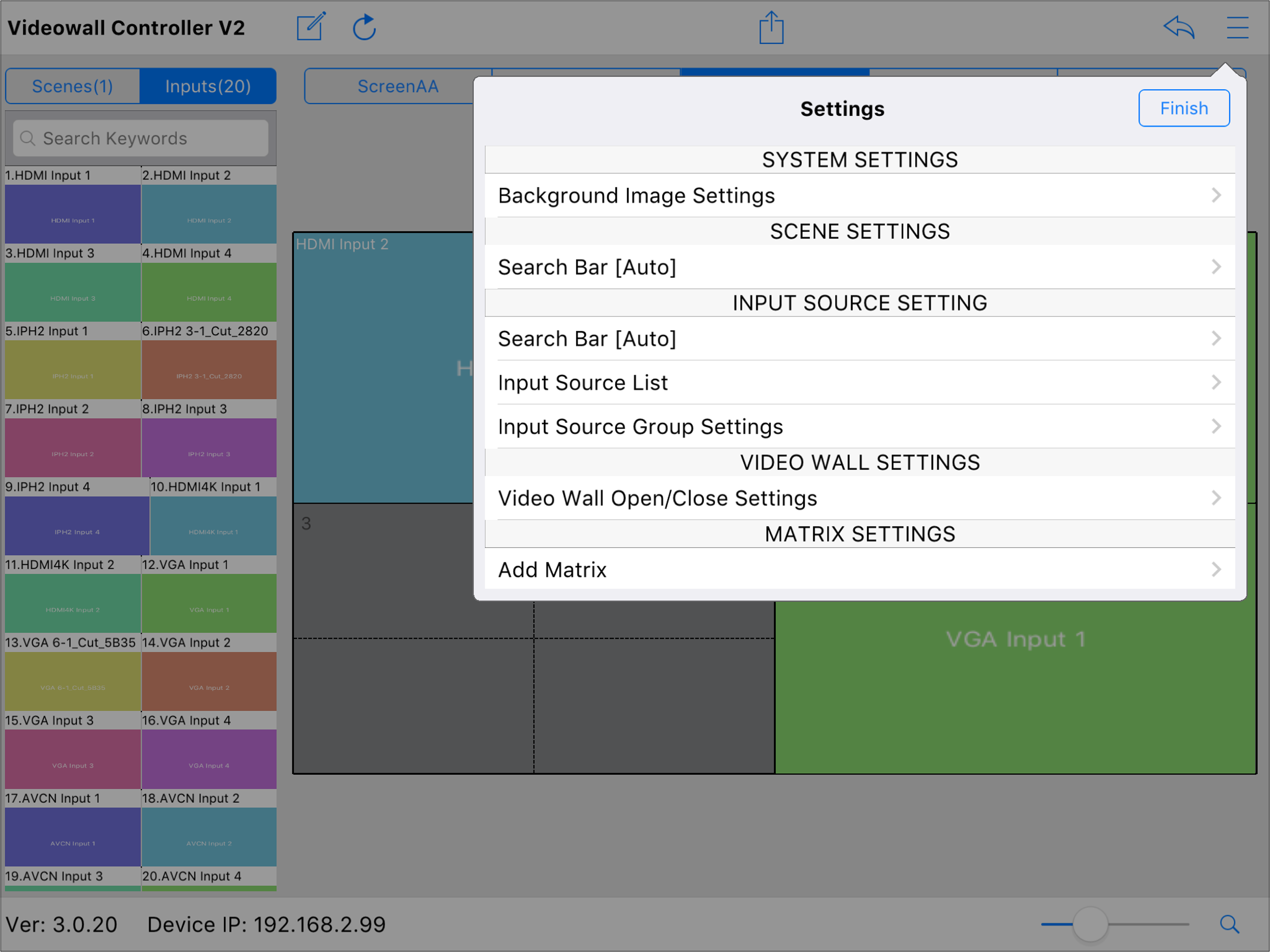 Videowall Control Soft V2