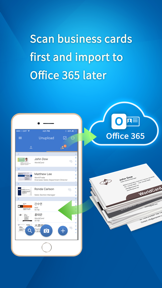 WorldCard for Office 365 screenshot