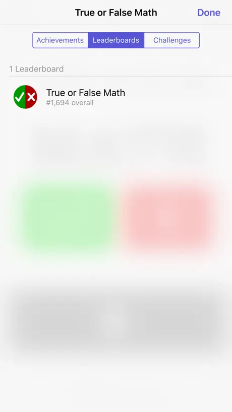 True or False Math