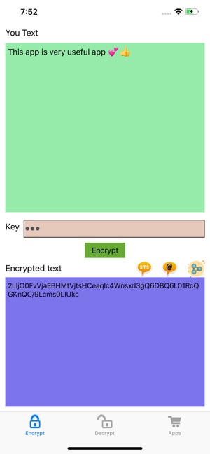 Secure Message and Text