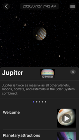 Cosmology screenshot