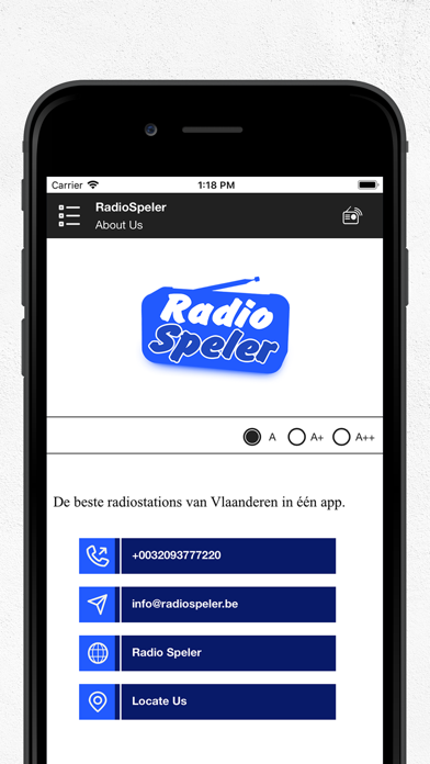 RadioSpeler.be Screenshot