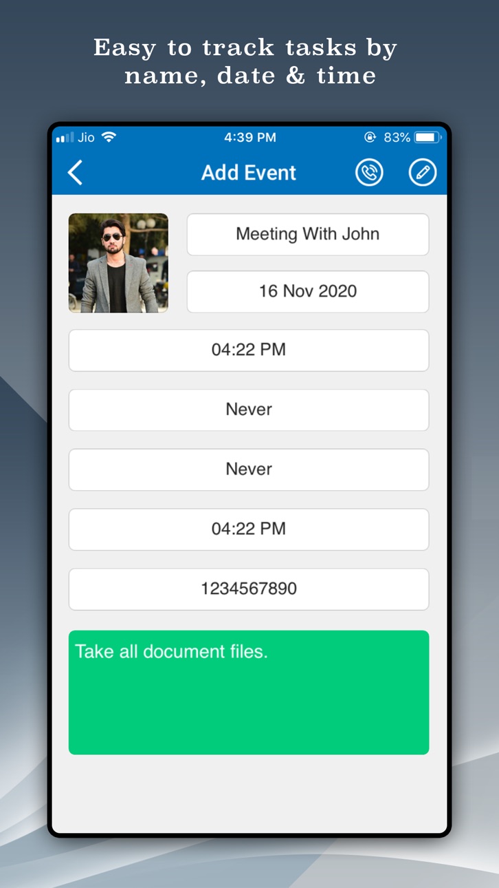 iPhone screenshot