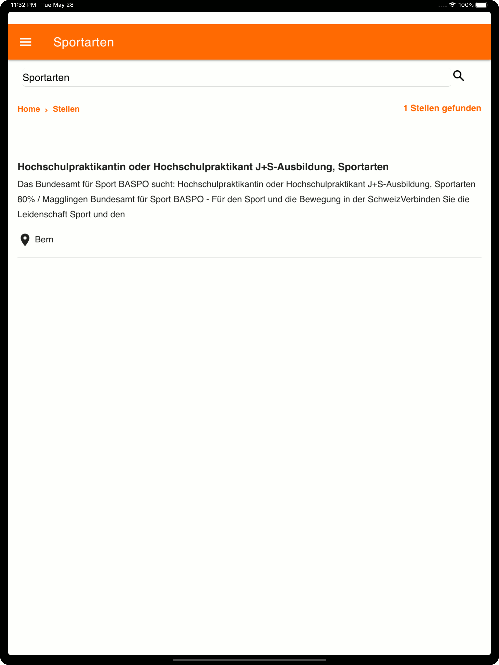SPORT-JOBS SWISS