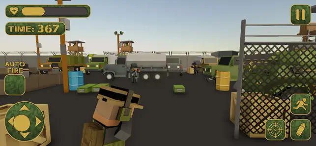Blocky Army Modern War Strike, game for IOS