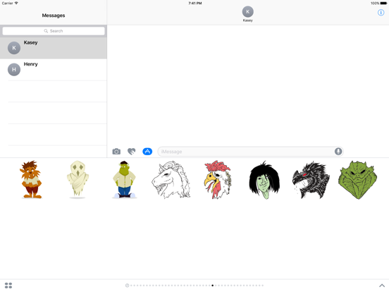 Monster Stickers Pack app screenshot 3