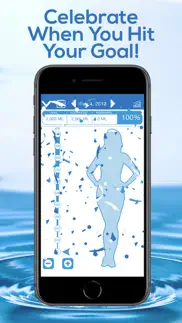daily water tracker reminder iphone screenshot 2