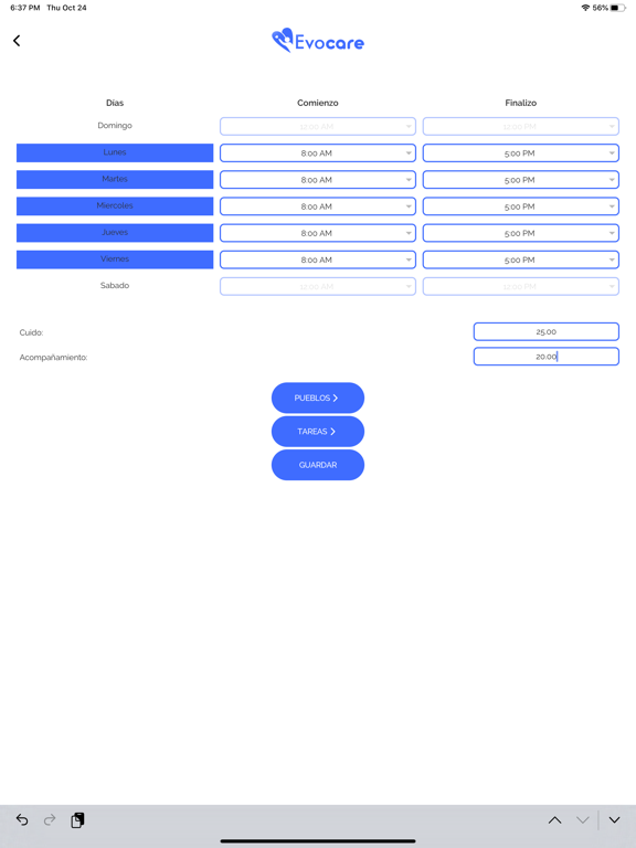 Evocare Provider iPad screenshot 10 - Business app