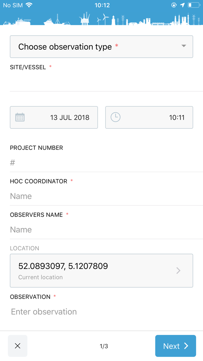Fugro HSSE Observation