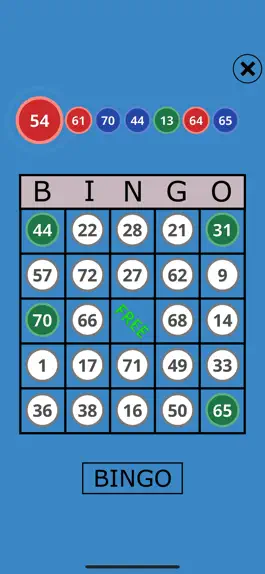 Game screenshot Classic Bingo Touch apk