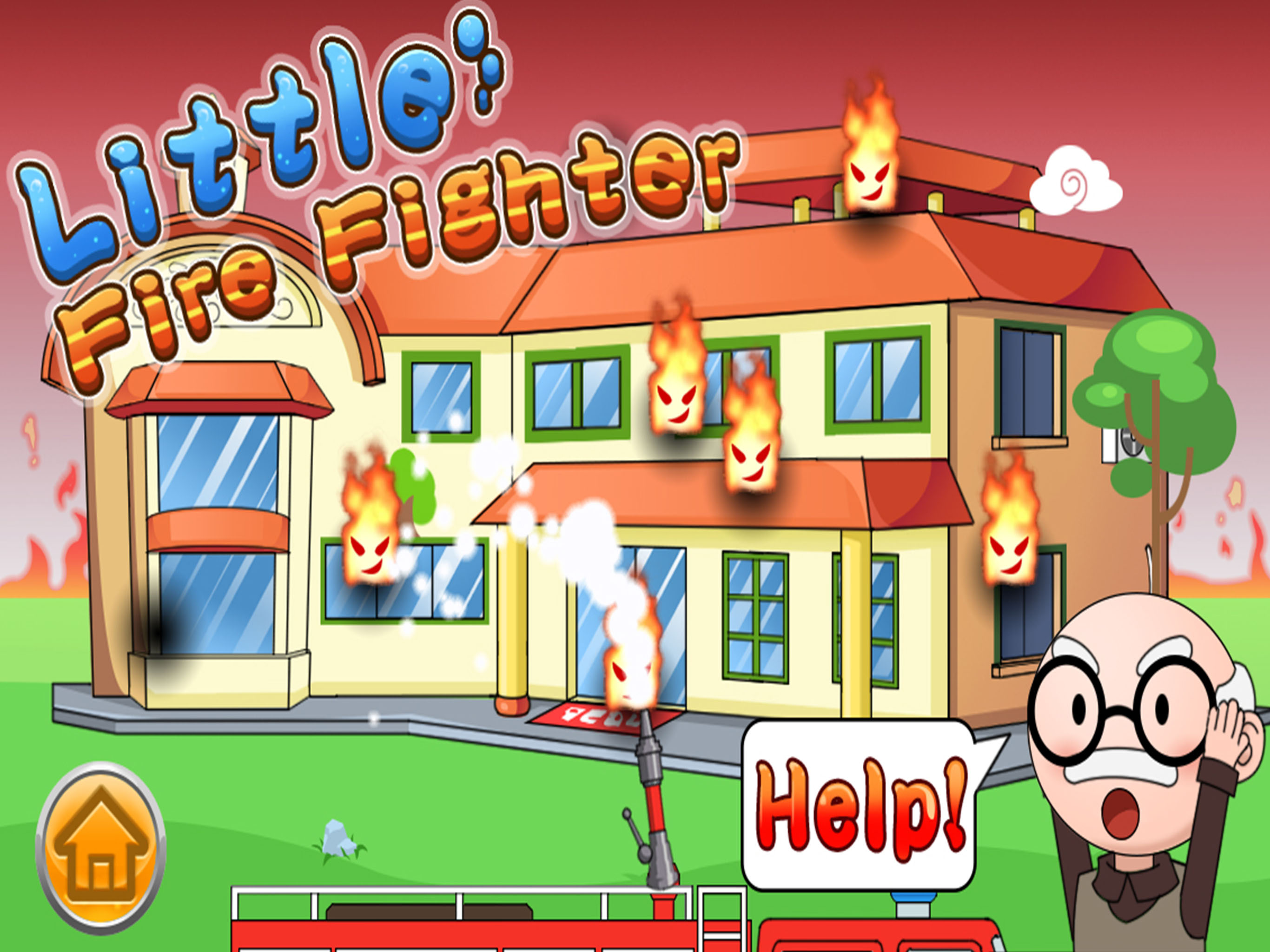 Little Firefighter rescue game