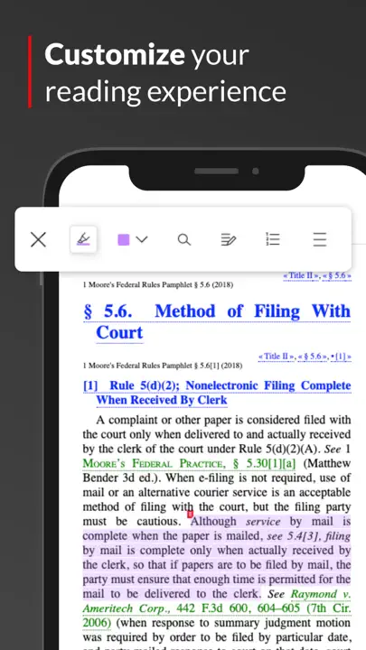 LexisNexis® Digital Library iPhone-skjermbilde 3