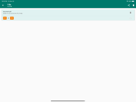 Convert Documents iPad screenshot 7 - Utilities app