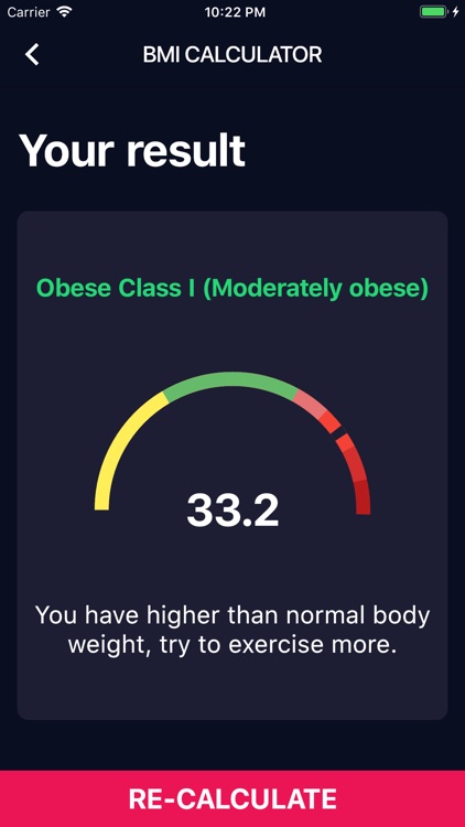 Healthy - BMI Calculator