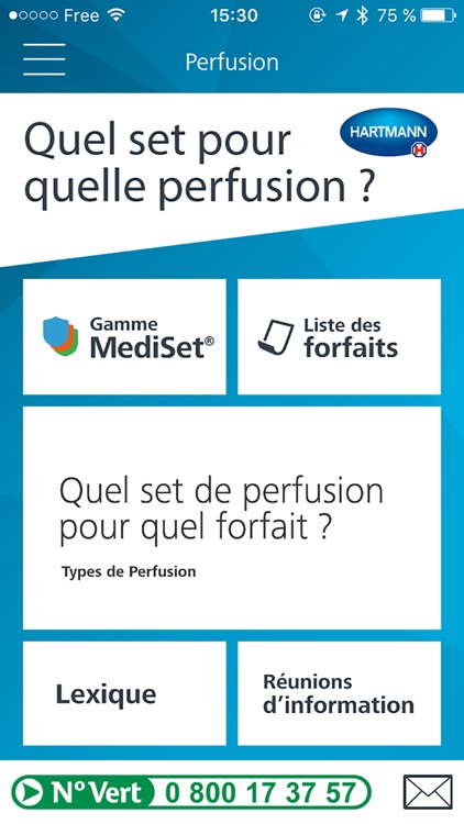 Quel set pour quelle perfusion