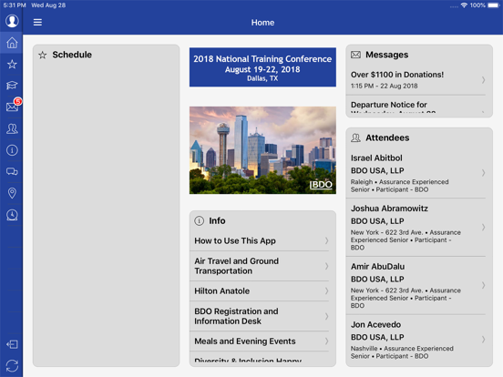 BDO USA National Conferences screenshot 4