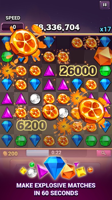 Jewels Blitz 2 - Free Online Game for iPad, iPhone, Android, PC and Mac at