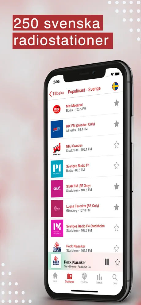 myTuner Radio: Play FM Sverige