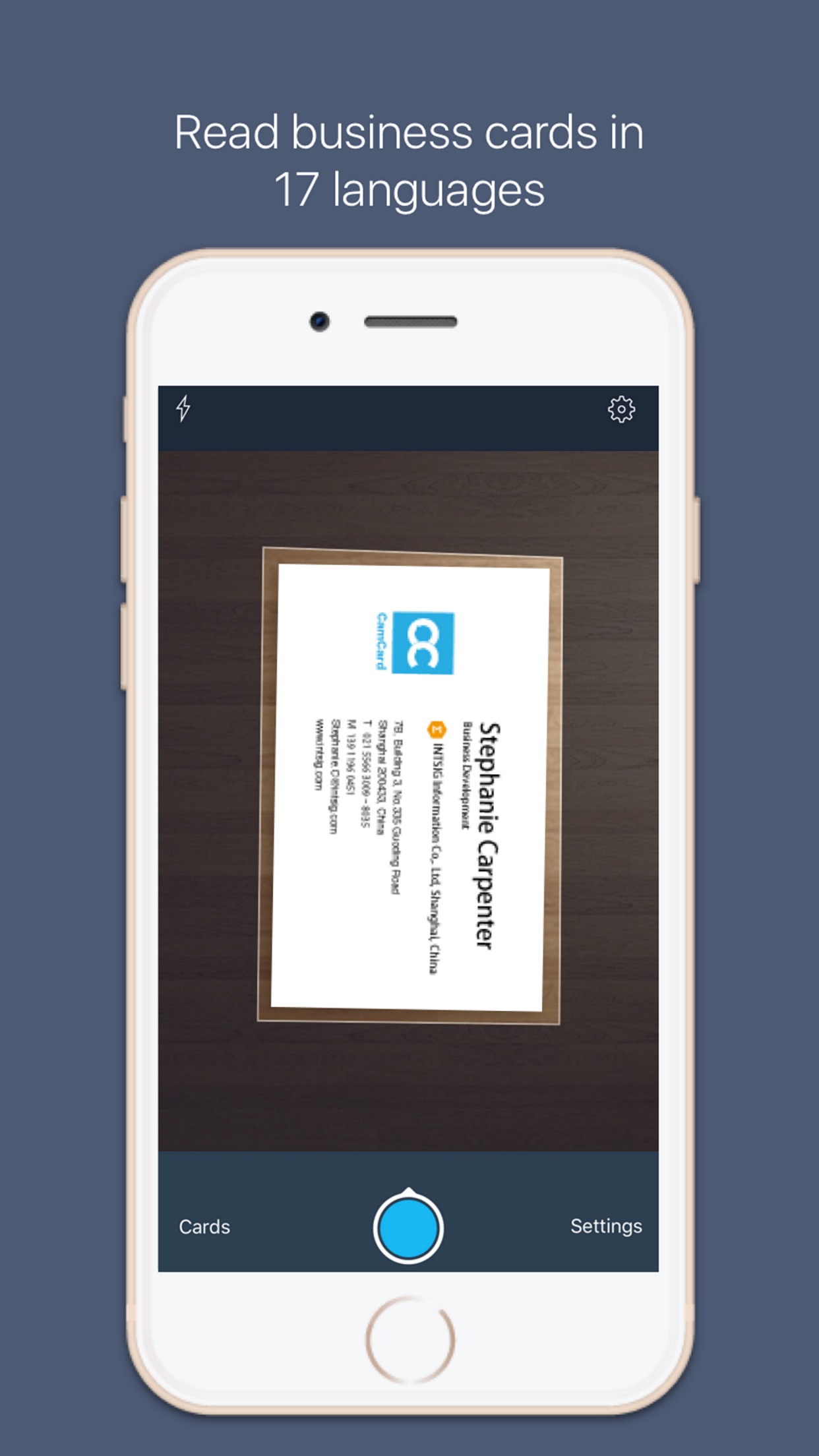 Screenshot 1 of CamCard for Salesforce