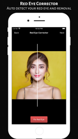 Red Eye Corrector - Editor App screenshot