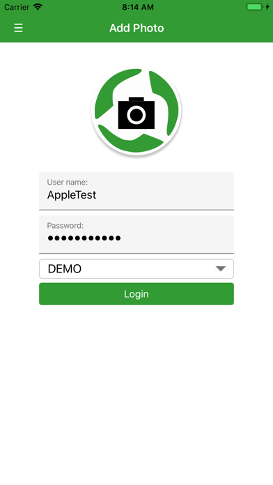 Add Photo Screenshot