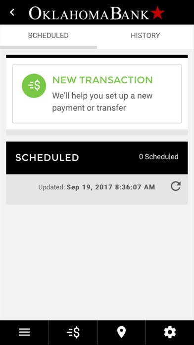Oklahoma Bank & Trust Screenshot