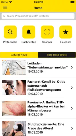 Game screenshot Gelbe Liste Pharmindex App apk