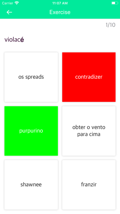 French-Portuguese Dictionary Screenshot