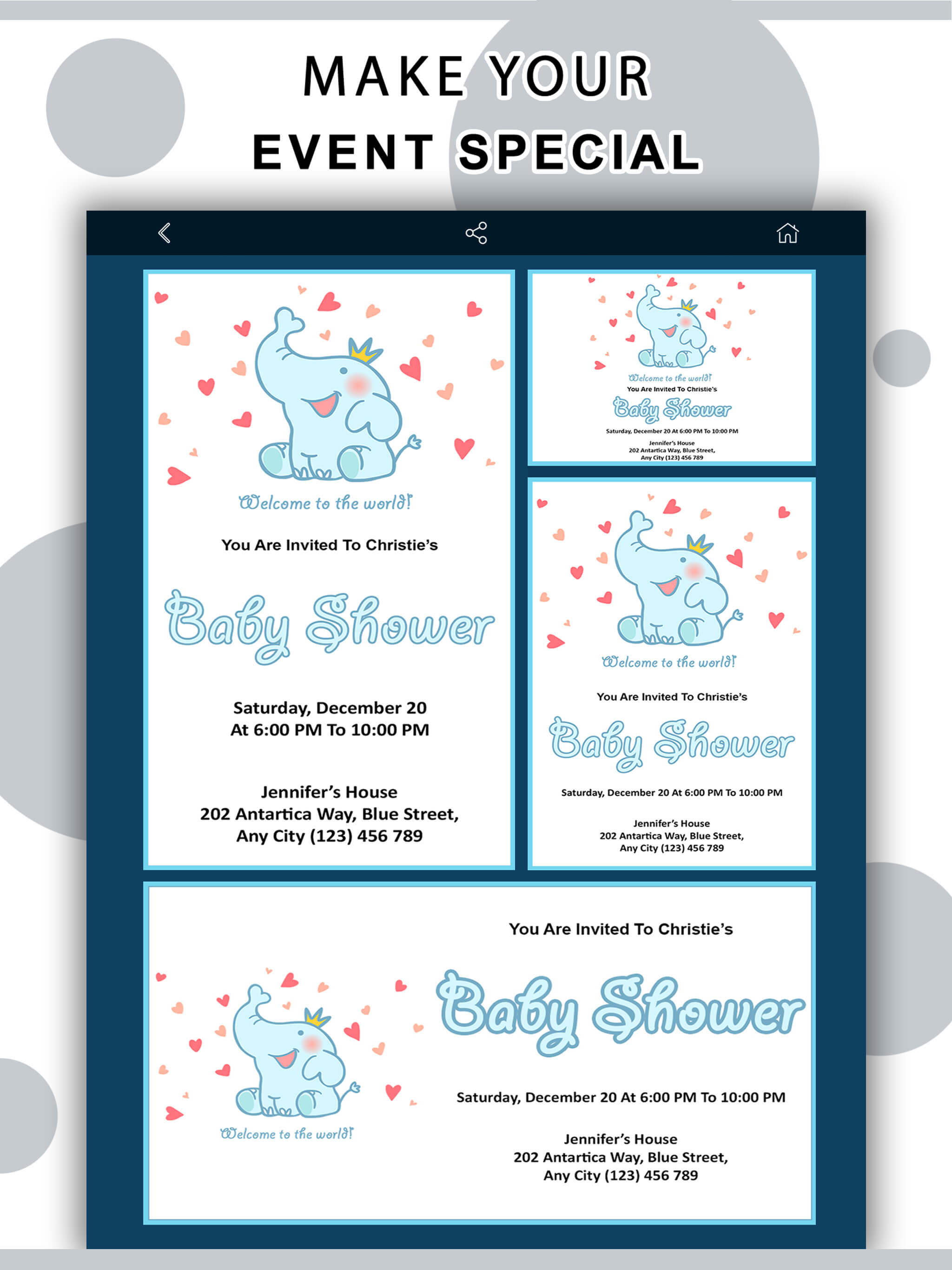 Fab Invitation Card Designer