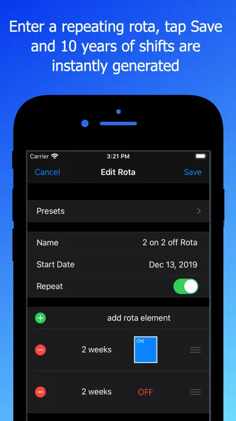 Rota Calendar