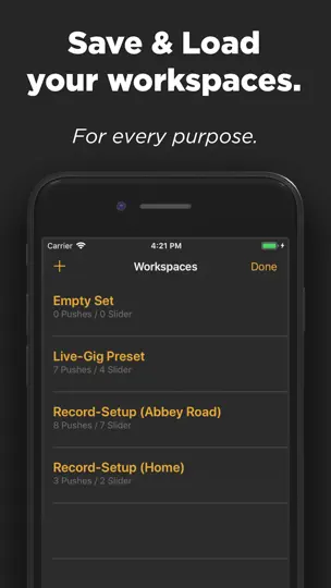 Capture d'écran de Midi Controller - Remote & USB sur iPhone 5