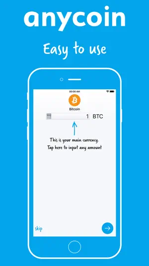 ANYCOIN Crypto Converter screenshot 1