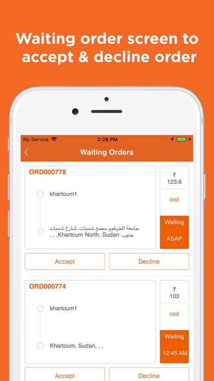 Comeneat - Driver app