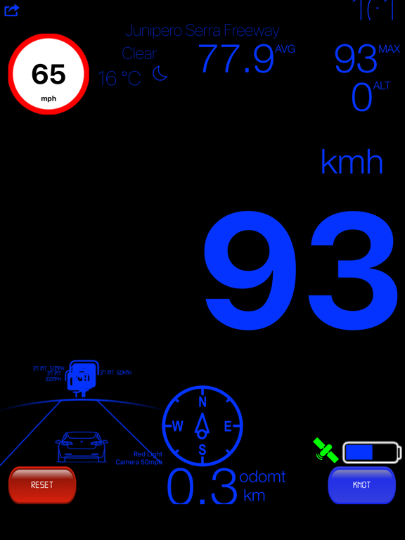 Speedometer ⁺ iPad screenshot 4 - Navigation app