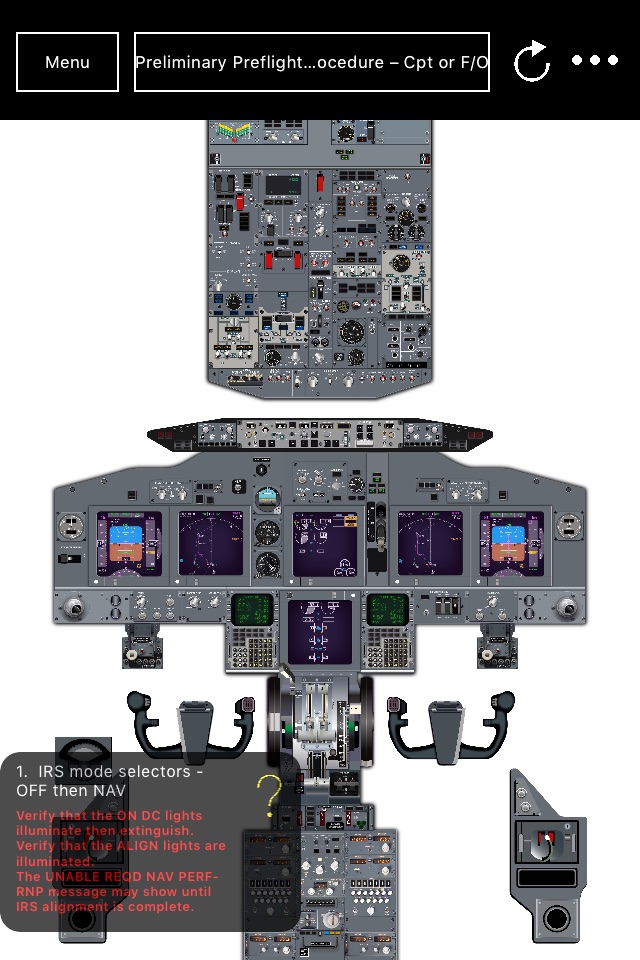 737ng Flow & Emergency Trainer screenshot 2