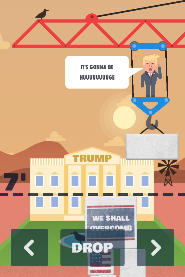 TRUMP'S WALL - Build it Huge screenshot 2