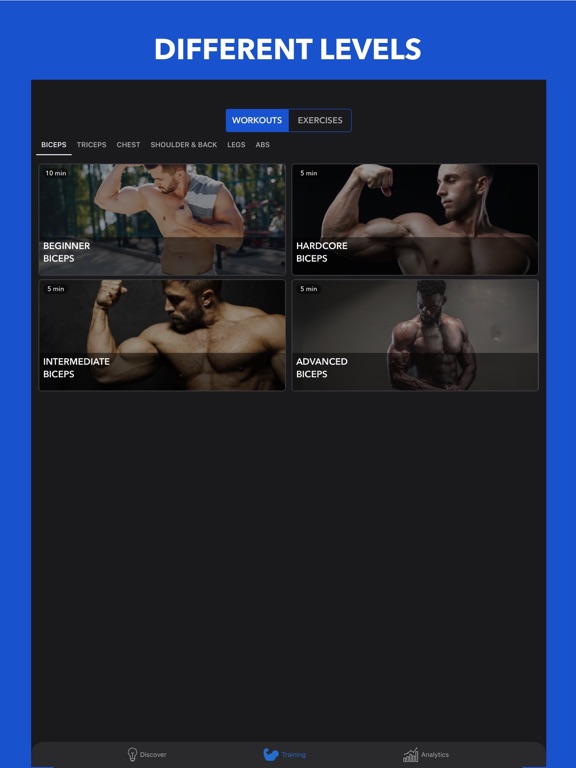 Fitness Men - No Equipment iPad screenshot 5 - Health & Fitness app