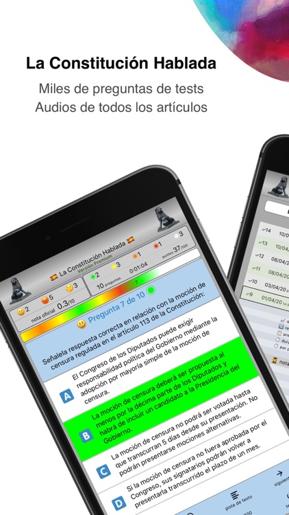 Tests La Constitución Hablada