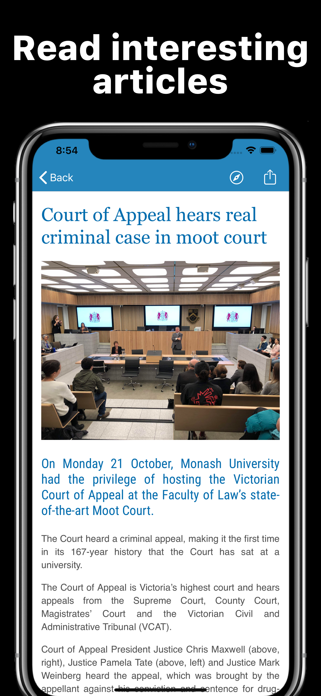 Monash Zeitgeist screenshot 3