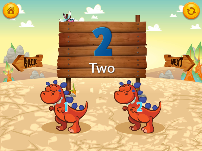 Dino Numbers Counting Games