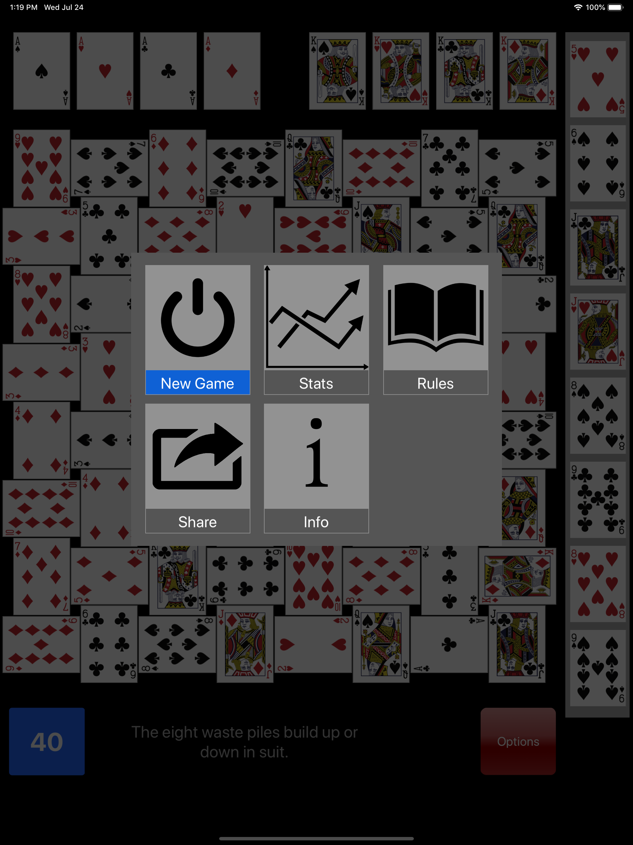 Crazy Quilt Solitaire Classic screenshot 5