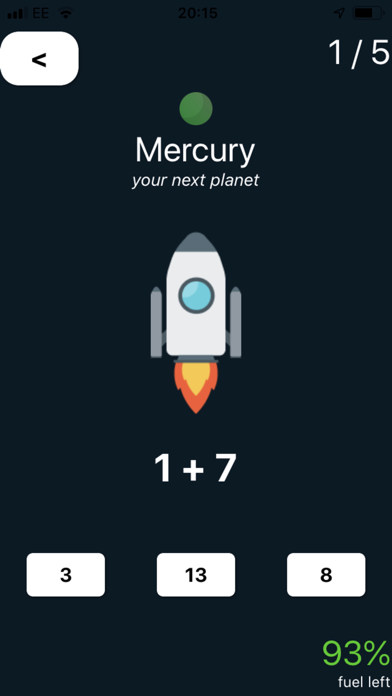 Space Rocket Maths screenshot 2