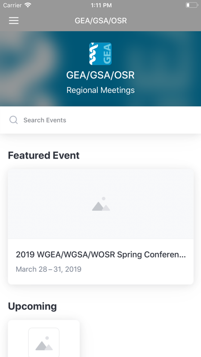 How to cancel & delete GEA/GSA/OSR Regional Meetings from iphone & ipad 1