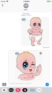 How to cancel & delete cute baby expressions 4