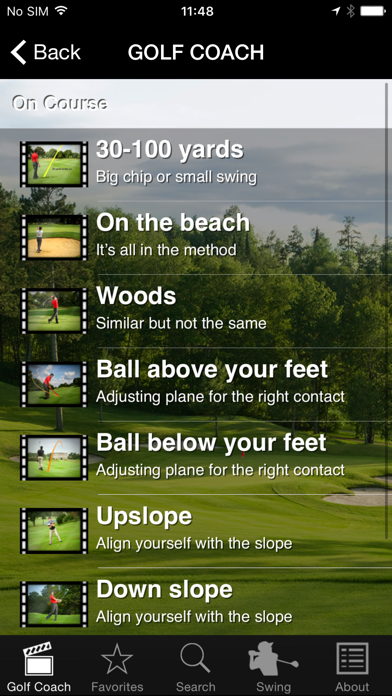 Golf Coach by Dr Noel Rousseau Screenshot