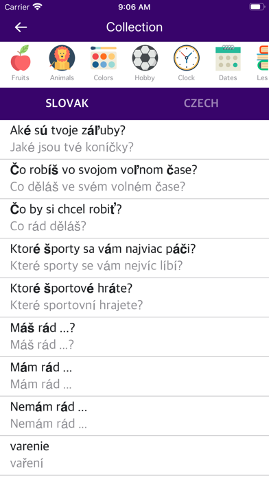 Slovak Czech Dictionary screenshot 2