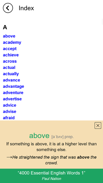 4K Essential English Words 1 Screenshot